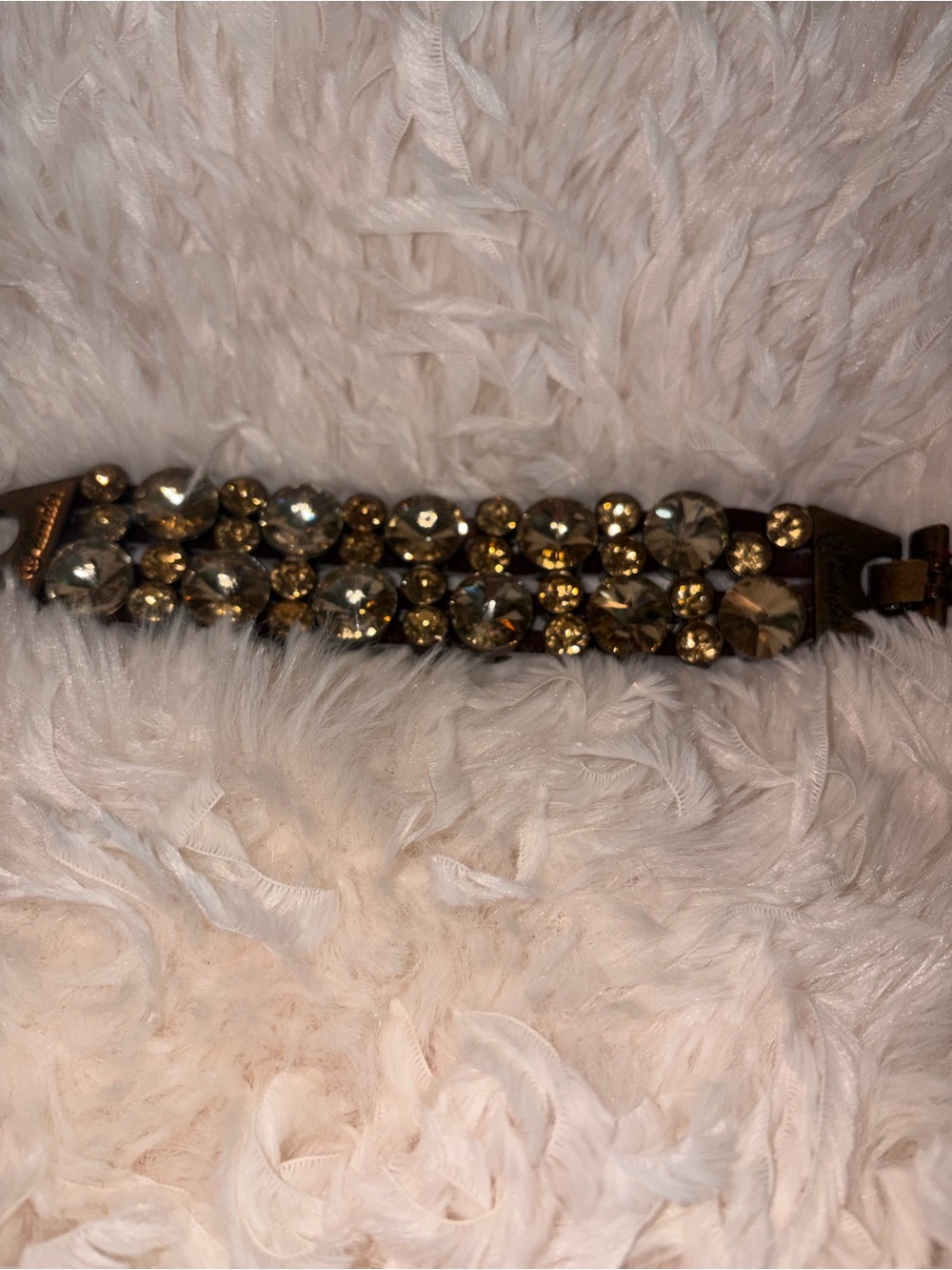 ✨ STUNNING Plunder Design Rhinestone Statement Cuff Bracelet ✨